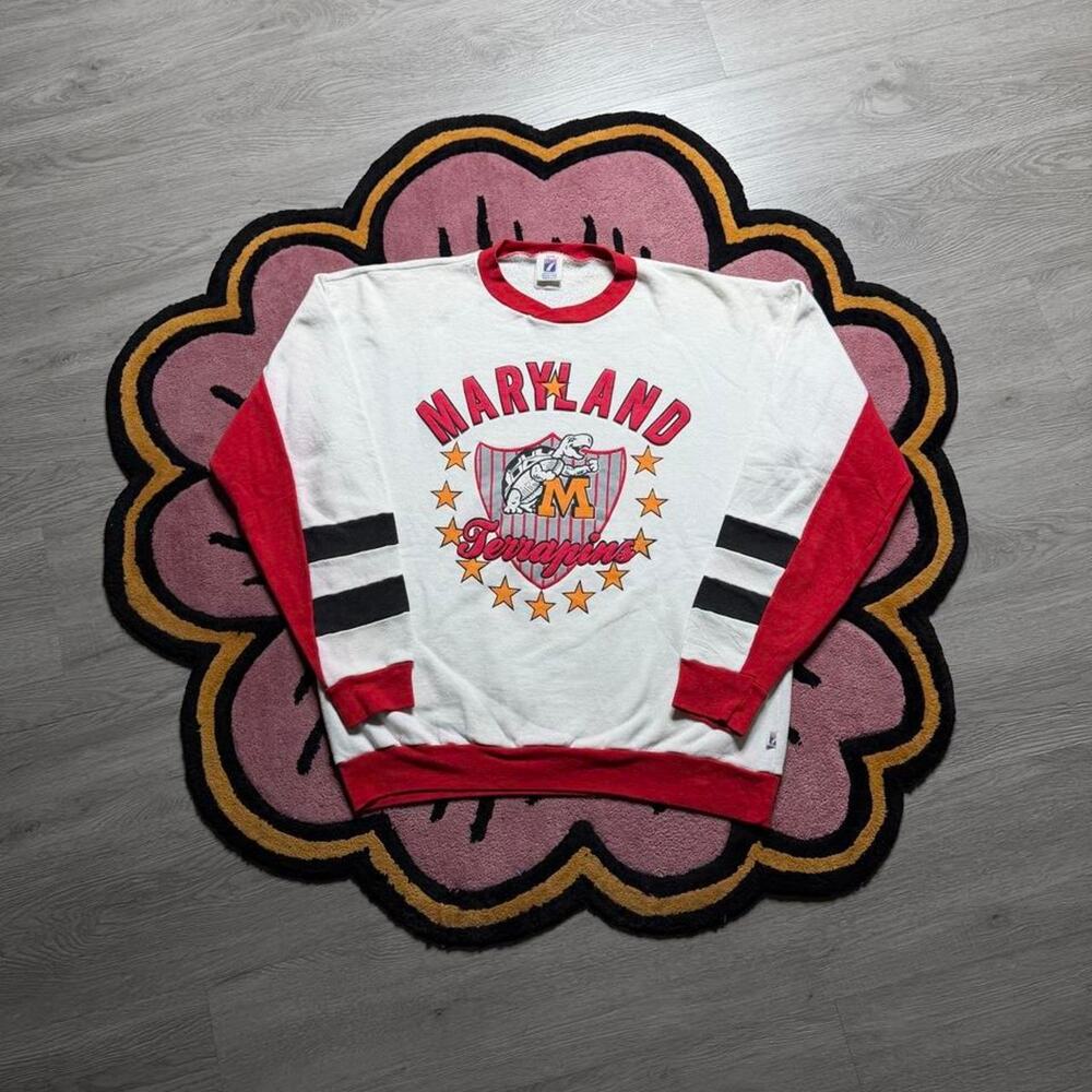 Vintage 80’s Logo 7 University of Maryland Terrapins Crewneck Sweatshirt